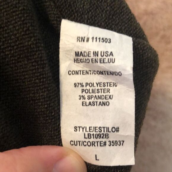 june & hudson L Dillard’s Camouflage Green Metallic Knit Pencil Skirt - Picture 7 of 10